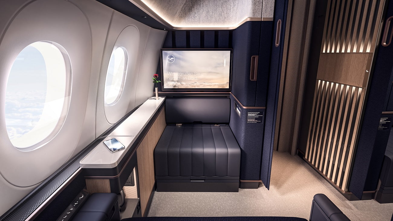 Lufthansa presenta las nuevas suites First y Business Class ("Allegris")