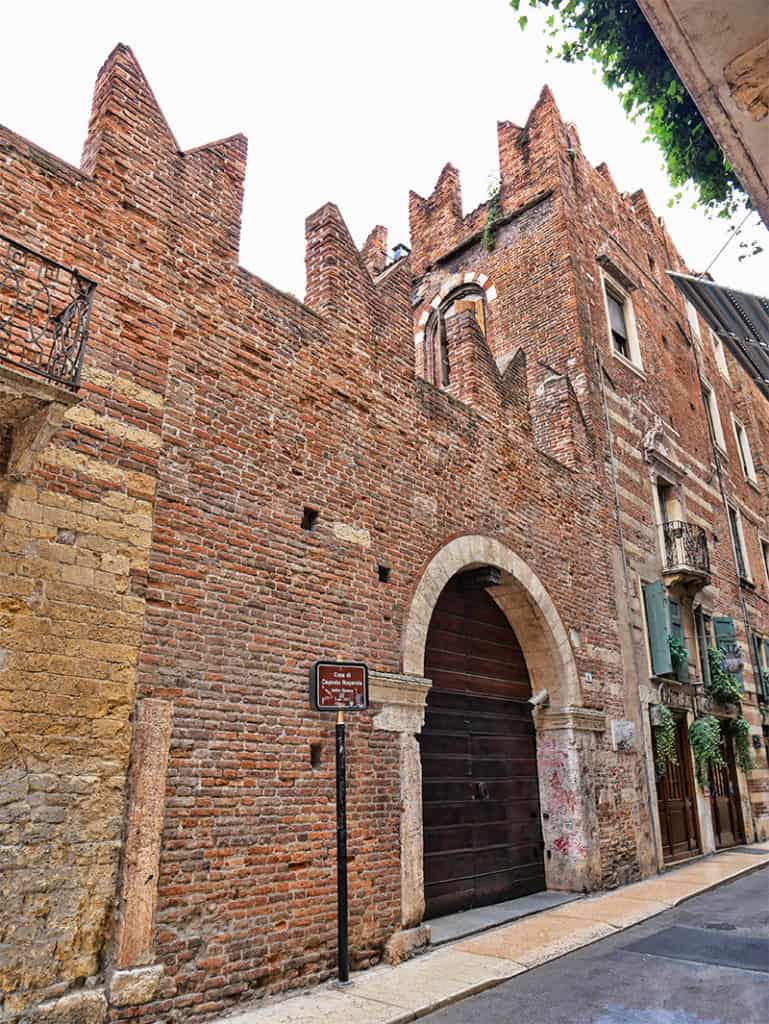 Casa de Romeo en Verona, Italia