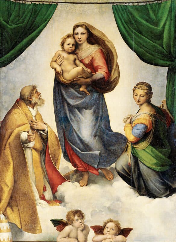 La Virgen Sixtina de Rafael