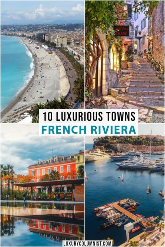 10 de las ciudades más lujosas de la Costa Azul, incluidas Cannes, Antibes, Grasse, Saint Tropez y algunas joyas ocultas | #France | #FrenchRiviera | Las ciudades más lujosas de la Costa Azul