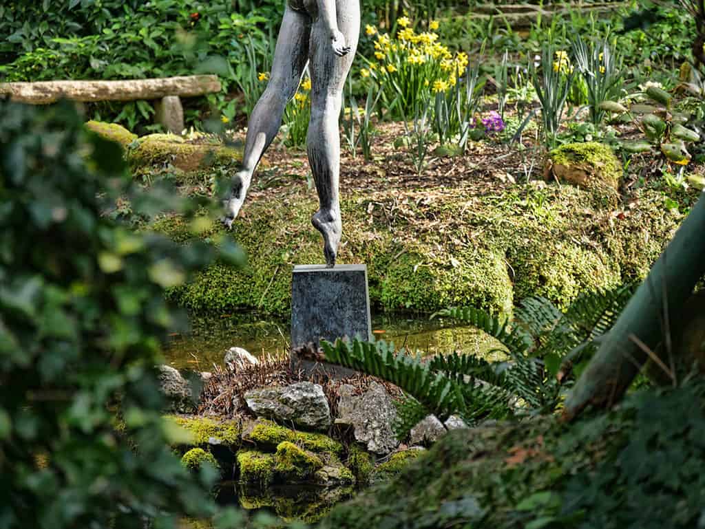 Estatua en Compton Acres Gardens, Poole